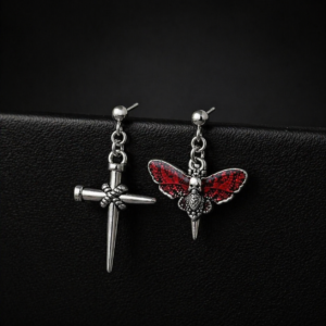 Gothic Nails & Wings (Pair)